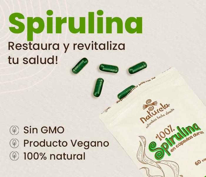 Spirulina restaura y revitaliza tu salud vía natural