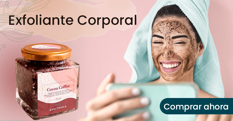 Exfoliante artesanal cocoa Coffee vía natural