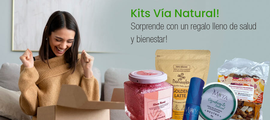 kits regalo banner tienda via natural